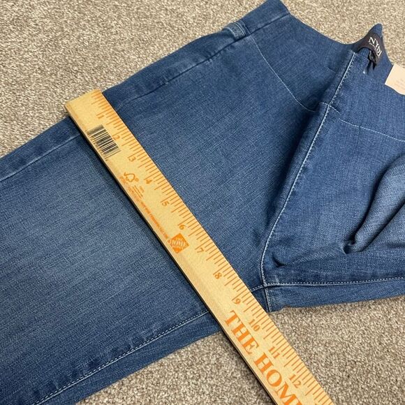 NYDJ womens pullon skinny cool embrace jeans sz 0 dark wash stretch denim nwt - Picture 6 of 12